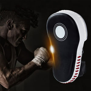 นวมเป้าซ้อมมวยหนัง PU สำหรับฝึกมวยไทย MMA แบบออกแบบโลโก้ได้ตามที่ต้องการ - Product Image 6