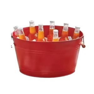 Enfriador de vino de bañera de bebida de hielo de Metal de alta calidad enfriador de champán fiesta Barware para hoteles restaurantes eventos - Product Image 3