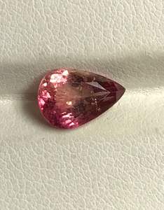 ลูกแพร์ทัวร์มาลีนสีชมพูอมส้มธรรมชาติตัดอัญมณีหลวม - Product Image 5