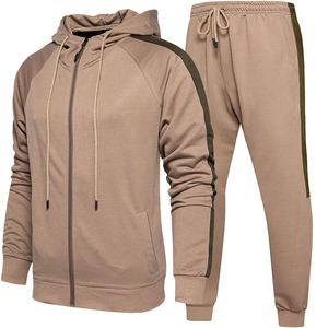 Conjunto Deportivo de 2 Piezas para Hombre, Traje Deportivo Informal para Correr, Conjunto Deportivo con Cremallera Completa, Sudadera con Cuello Alto para Hombre - Product Image 2
