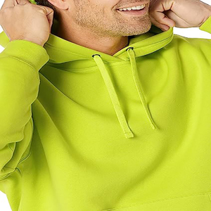 OEM Pull-over unisexe de haute qualité Sweat à capuche uni en coton polaire épais avec logo imprimé Vêtements d'hiver surdimensionnés pour hommes - Product Image 6