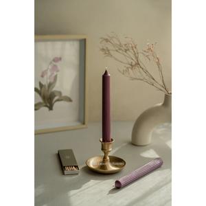 Bougeoir conique en métal aspect royal fini or antique pour décoration de table de mariage et de noël à la maison - Product Image 5