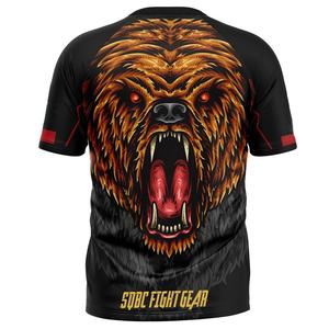 High Quality OEM Design Sports Compression <b>Rash</b> <b>Guard</b> Full Custom Sublimation MMA <b>Rash</b> <b>Guard</b> Top Quality <b>Bjj</b> Protection - Product Image 4
