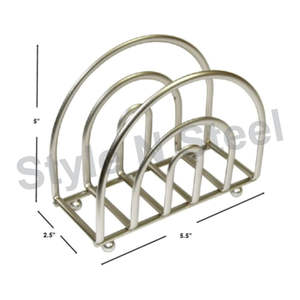 Porte-serviettes en métal doré Design vintage Porte-serviettes de table Design unique Luxe Couleur Design différent - Product Image 4