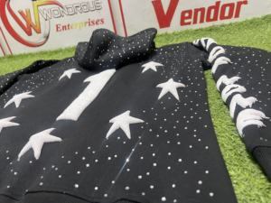 Cotton Thick Screen Print Hoodies Oversized <b>Pullover</b> Custom 3d Puff Print Hoodie Quick Dry Casual Wear Cotton Made Hoodies - Product Image 3