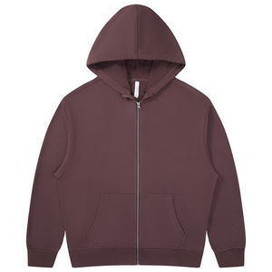 Sweat à capuche en coton épais pour homme avec doublure en polaire confortable, coupe décontractée et construction durable, idéal pour les temps frais. - Product Image 6