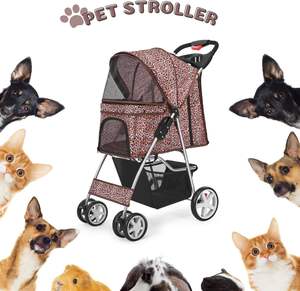 OEM ODM Support TH-PSP-462 Pet Travel Carrier Léger en aluminium Cadre Siège Auto Poussette pour 4 roues Voyage Animaux de compagnie - Product Image 2