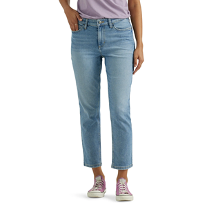 Pantalones Vaqueros de Mezclilla Lavada Casuales y Elegantes para Mujer, Color Sólido Personalizado, Corte Ajustado, Premium - Product Image 3