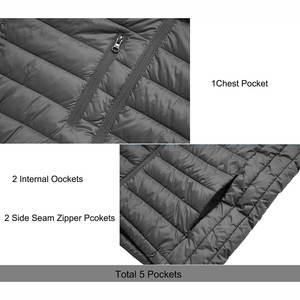 Chaquetas acolchadas personalizadas para clima frío invierno burbuja chaqueta acolchada para hombres chaquetas acolchadas de alta calidad para mujeres - Product Image 5