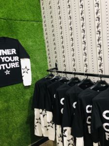 Graphic <b>Tops</b> <b>Crop</b> Tees & Hip Hop Print Long Thermal Sleeves Cotton Loose Fit - Product Image 3