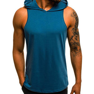 Polo de sport sans manches de haute qualité pour hommes, avec impression par sublimation et broderie, motif uni - Product Image 2