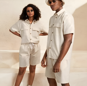 Men's Custom Printed Logo Embroidered <b>Crocheted</b> Summer Terry Two-Piece Cotton Casual Sweat Suit <b>Set</b> Quick Dry - Product Image 6