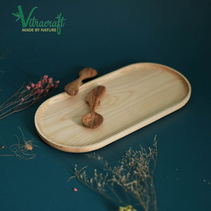 Cuchara de pescado tallada, cuchara de madera para cocinar y servir, decoración de cocina. Hecho completamente de madera natural de alta calidad. Elegancia única. Hecho a mano Vietnam seguro de usar - Product Image 2