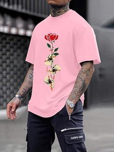 เสื้อยืดโอเวอร์ไซส์ลายกราฟิกพิมพ์ลายสีสันสดใสคุณภาพสูงแบบใหม่สำหรับทุกเพศ - Product Image 4