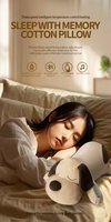 2025 nouvel oreiller d'aide au sommeil pour chiot intelligent avec Machine à bruit blanc Bluetooth APP contrôle-coussin chauffant souffle Mimic pour les enfants au coucher