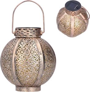 เชิงเทียนทองเหลืองทรงเรียวสำหรับตกแต่งโคมไฟโบราณหรูหรา - Product Image 4