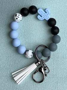 Porte-clés cône en pierre, porte-clés en perles de pierres précieuses en cristal de guérison, porte-clés en cristal, accessoire de sac, cadeau pour maman/ami-YF2212 - Product Image 5