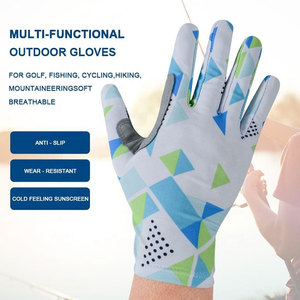 Gants de vélo respirants antidérapants à doigts entiers pour vélo, design tendance, rembourrage en mousse, gants de vélo respirants - Product Image 2