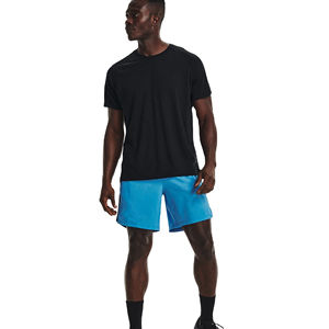 Pantalones cortos de gimnasio de algodón 100% con cintura elástica de verano personalizados para hombre, decoración de patrón de Fitness con bolsillos, pantalones cortos deportivos para correr y gimnasio - Product Image 1