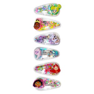 H.<b>E</b>.R. Accessories OEM/ODM Customizable 6pc Christmas Style Princess Hair Accessories Alloy Confetti Snap <b>Clips</b> Play-Proof - Product Image 2