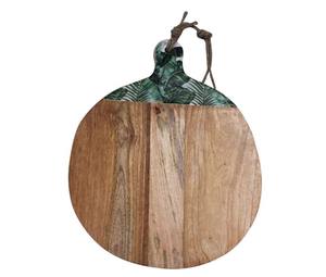 Nouvelle arrivée Planche à découper et à découper ronde en bois d'acacia multi-usages faite à la main petite pour les ustensiles de cuisine - Product Image 2