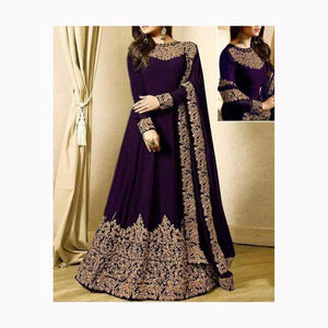 Traje Salwar indio pakistaní de alta calidad para mujer con manga completa Kameez Net Fabric Wedding Party Wear al por mayor para adultos - Product Image 6