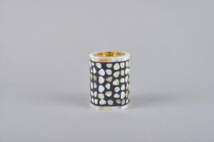 Handmade Luxury Mother Of Pearl Inlaid Bakhoor <b>Burner</b> Portable Resin Incense Holder With Gold Metal Cup Exotic Arabic <b>Oud</b> - Product Image 4