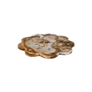 Juego de Cubiertos Decorativos de Resina India Ligera, Incluye Plato, Tabla de Cortar, Tazón y Servidores de Ensalada para Decoración de Mesa - Product Image 1