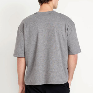 เสื้อยืดแขนสั้นพิมพ์ลายทรงหลวมสำหรับผู้ชาย, เสื้อยืดผ้าฝ้าย100% ฤดูร้อนทรงหลวมลำลองเทรนด์ - Product Image 5
