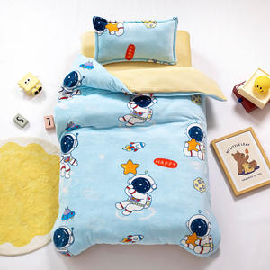 Couette chaude en peluche couette polaire velours dessin animé couette noyau ensemble de literie pour enfants moelleux fourrure drap housse de couette ensembles - Product Image 3