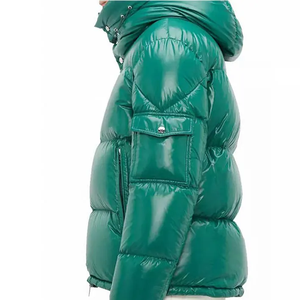 Veste d'hiver confortable et élégante Manteau chaud Veste extérieure en duvet épaisse Veste à capuche personnalisée Couleur personnalisée Veste à bulles pour hommes - Product Image 6