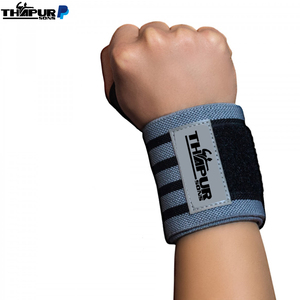 Muñequeras Deportivas de Neopreno con Logotipo Personalizado, Precio al por Mayor, Tela Delgada, Elasticidad Ajustable, Transpirable, Antideslizante, Unisex - Product Image 1