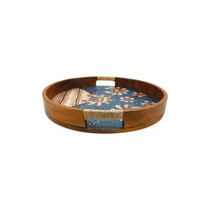Bandeja Pequeña de Batik al por Mayor, Diseño Tradicional, Artesanía Indonesiana, Mini Bandeja para Navidad, Cumpleaños y Otras Ocasiones - Product Image 3