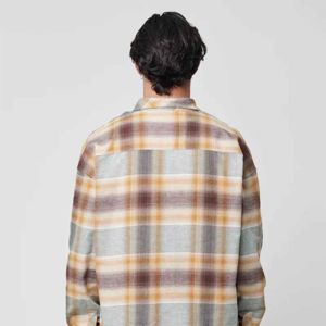 Industrie tendance 2024 haute qualité personnalisé OEM hommes 100% coton hiver bouton à manches longues décontracté flanelle chemise en gros - Product Image 4
