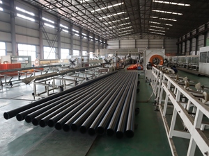 Grote Diameter Pe100 <span class=keywords><strong>Hdpe</strong></span> Hogedruk Waterleiding 630Mm Zwart Blauw Streep Voor Ondergrondse Gemeentelijke Projecten 100% Maagd - Product Image 5