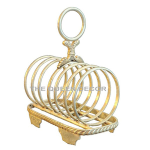 Estantes para tostadas pulidos brillantes con forma única de Metal de latón personalizados, acento de cocina elegante moderno de aspecto más nuevo - Product Image 5