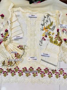 Salwar Kameez de Algodón Bordado Estilo Indio-Pakistaní, Diseño Moderno para Fiestas, Vestido de Moda 2023 - Product Image 2