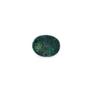Pierre précieuse minérale en malachite verte polie de 24,32 carats, forme de pouce, taille carrée, poire et marquise, 10 mm, hauteur 8 mm - Product Image 2