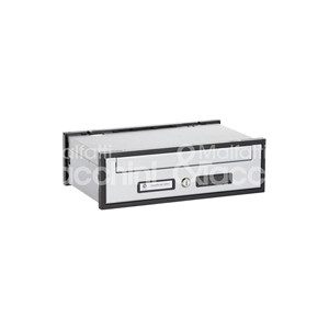 กล่อง SC5อลูมิเนียมสีเงินขนาดการรวบรวมด้านหน้า: 400x125การเปิดตัวอักษร: 330x20มม - Product Image 1