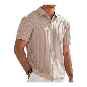 Polo en tricot pour hommes de qualité supérieure | Chemise de golf d'été respirante à manches courtes | Logo personnalisé OEM/ODM et options de couleur - Product Image 1