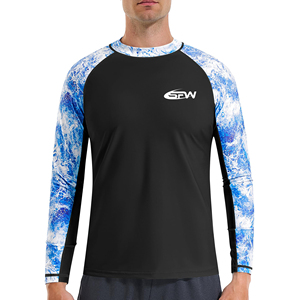 Chemises de protection contre les éruptions cutanées pour hommes sur mesure, grande taille, manches longues, vêtements de surf, maillots de bain, MMA, Bjj, Jiu Jitsu, Rashguard - Product Image 1