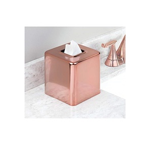 Boîte à mouchoirs en laiton, couvercle de serviette rectangulaire, boîte à mouchoirs pour taille personnalisée, prix bon marché avec utilisation manuelle - Product Image 6