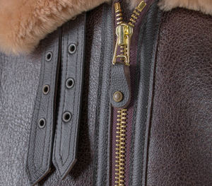 Chaquetas Bomber para Hombre de Alta Calidad 2025, Chaqueta de Cuero de Piel de Oveja Real, Diseño Personalizado, Gruesa, Impermeable, Transpirable, para Invierno - Product Image 5