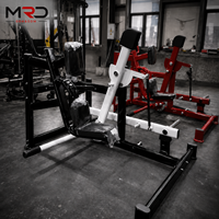 Equipo de gimnasio comercial: Máquina de ejercicios de piernas con carga de placas, prensa de cadera, hip thrust para entrenamiento de cadera