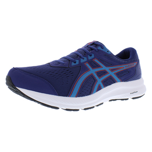 Zapatillas Asics Gel-Contend 8 Extra Anchas para Hombre, Color: Azul Índigo/Azul Isla, 100% Auténticas - Product Image 1