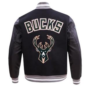 Personalizado Varsity chaqueta de lana mangas de cuero del cuerpo | OEM ODM béisbol Letterman chaqueta de bombardero fabricante al por mayor - Product Image 2