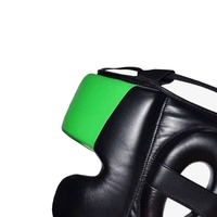 Casque de boxe unisexe en cuir PU véritable pour adultes Protection de la tête unisexe Sparring Fight Headgear Made Head Guard Wear