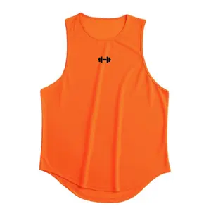 Camisetas sin mangas de gimnasio de verano para hombre, chalecos transpirables de secado rápido para entrenamiento físico, camisetas sueltas sin mangas de baloncesto para culturismo - Product Image 5