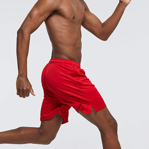 Short de plage d'été vierge avec logo personnalisé et cordon de serrage pour hommes Short de jogging en coton décontracté pour hommes - Product Image 3