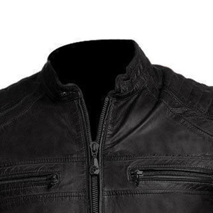 Chaqueta de Motociclista de Cuero para Hombre, de Secado Rápido, la Mejor Llegada, Asequible, Cómoda de Usar, Material Puro, OEM - Product Image 4